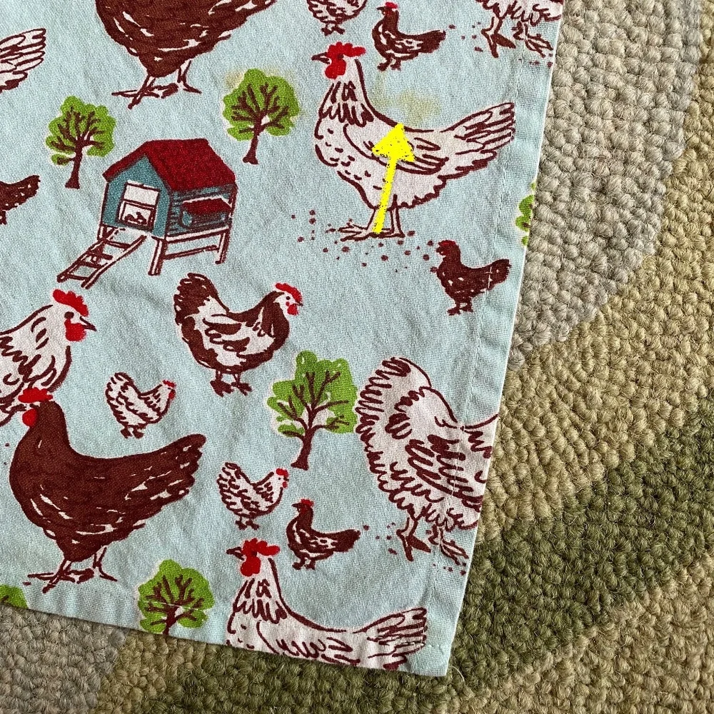 Crate & Barrel I Farmhouse Hen Apron